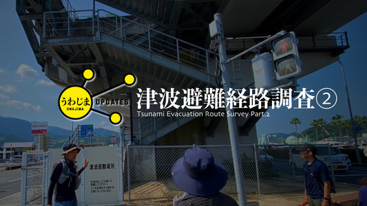 Uwajima Town Walk for Tsunami Evacuation Route Survey Part 2