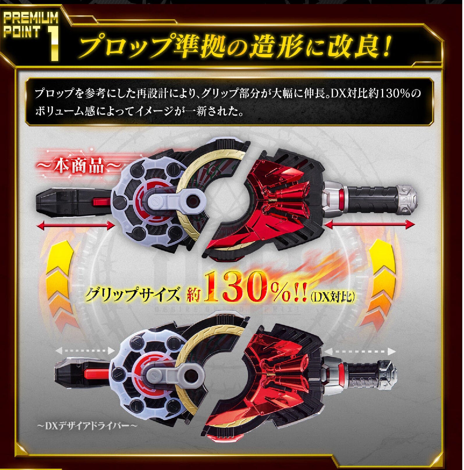 Bandai action figure [BOXED] Kamen Rider Geats: Premium DX Memorial Magnum & Boost Raise Buckle Set