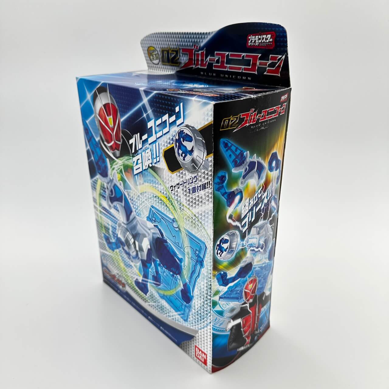 Bandai action figure [BOXED] Kamen Rider Wizard Pla-Monster Series 02 Blue Unicorn