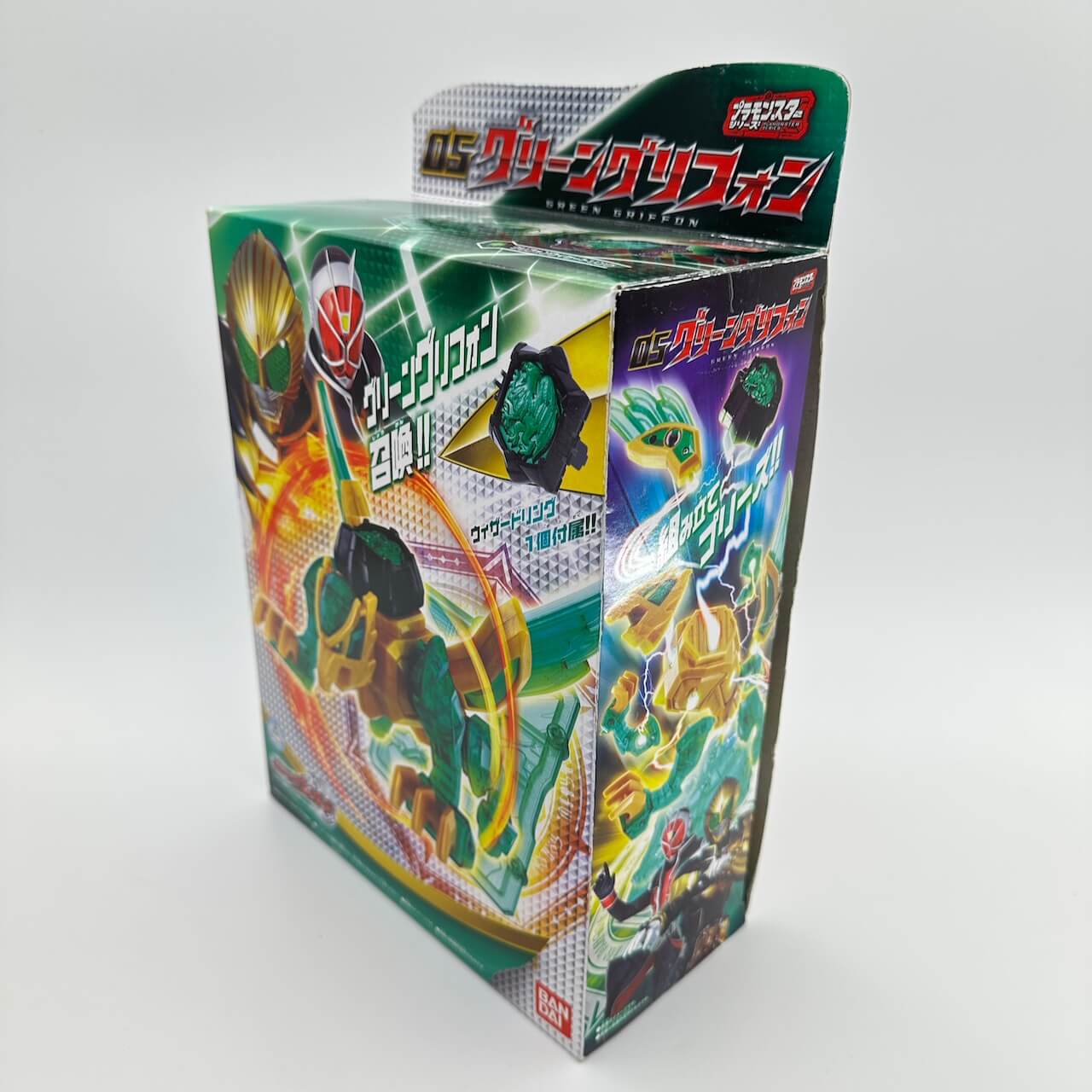 Bandai action figure [BOXED] Kamen Rider Wizard Pla-Monster Series 05 Green Griffon