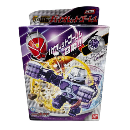 Bandai action figure [BOXED] Kamen Rider Wizard Pla-Monster Series 06 Violet Golem