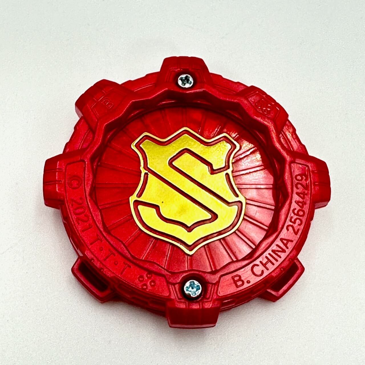 Bandai collectable medal [BOXED] Zenkaiger: Sentai Gear #42 Lupinranger & #42 Patoranger Super Red Ver. Set -Televikun Exclusive-