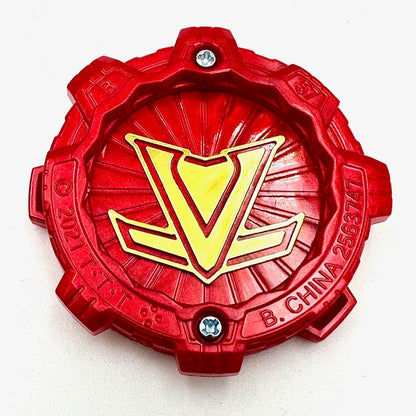 Bandai collectable medal [BOXED] Zenkaiger: Sentai Gear #42 Lupinranger & #42 Patoranger Super Red Ver. Set -Televikun Exclusive-