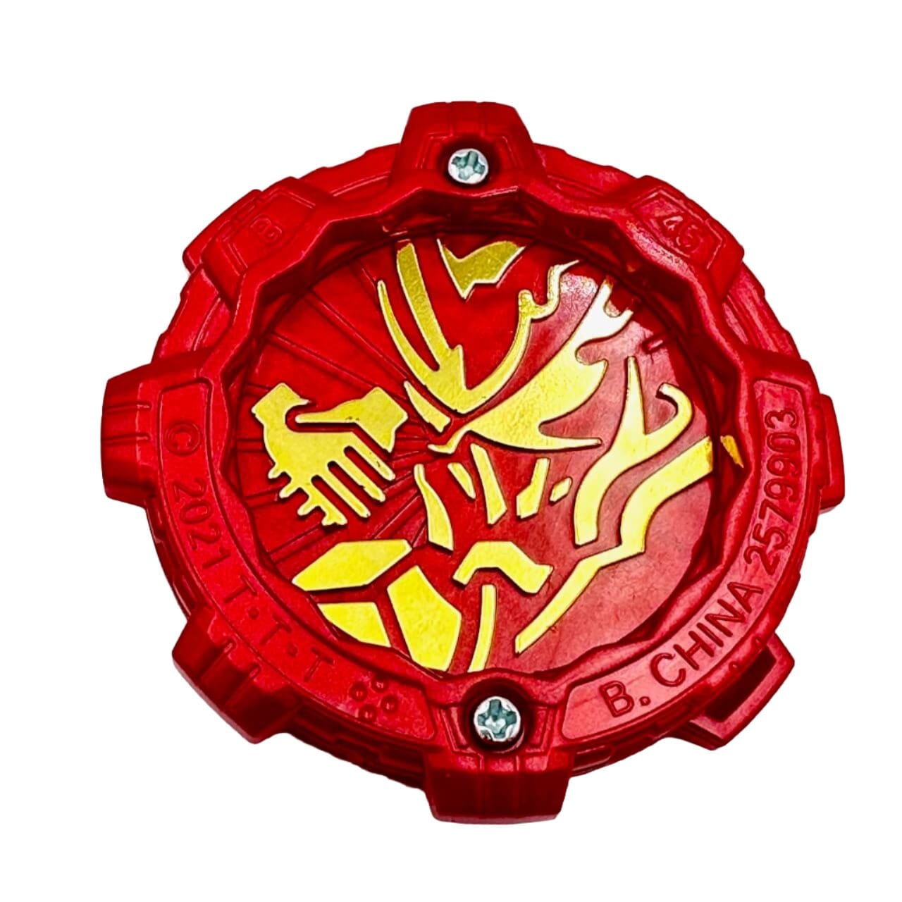 Bandai collectable medal [BOXED] Zenkaiger: Sentai Gear Two Great Heroes -Televikun Exclusive-