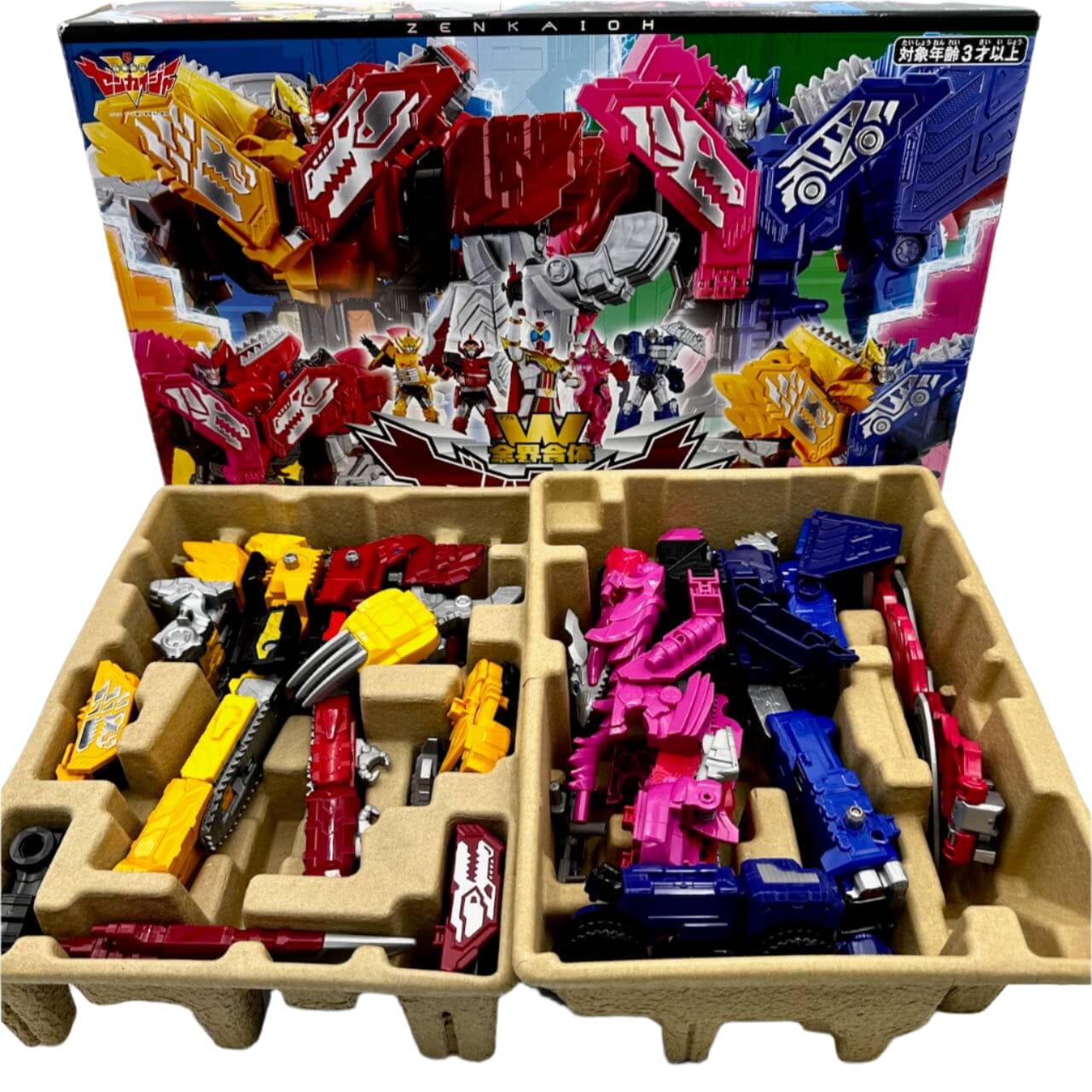 Bandai megazord [BOXED] Zenkaiger: Zentai Gattai DX Zenkai-Oh Zenkai Combination Set