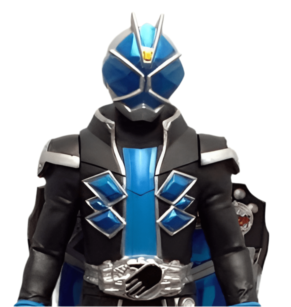 Bandai vinyl figure Kamen Rider Wizard RHS 02 Water Style    (Height: Approx. 130mm)