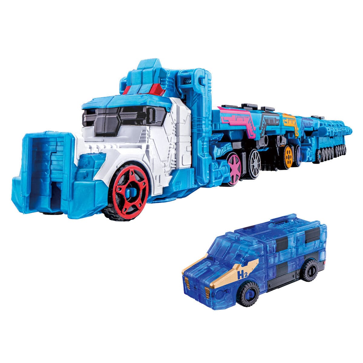 Bandai action fegure [LOOSE] Boonboomger: DX Boonboomger Champion Carrier & DX Hydrogen Car Set (Demo Used Only)