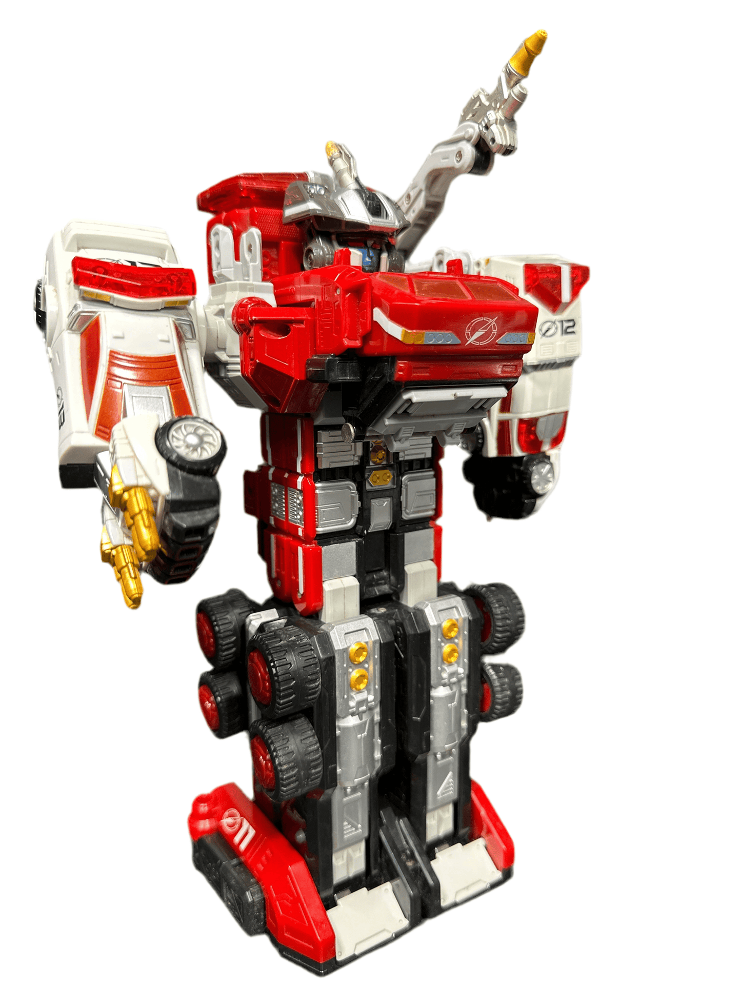 Bandai Toy Robot [LOOSE] GoGo Sentai Boukenger: DX Siren Builder (Missing one Water Cannon Part)