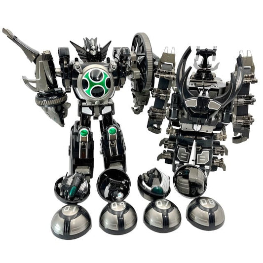 Bandai Toy Robot [LOOSE] Hurricanger: DX Gourai Senpuujin Set -Black Ver.-