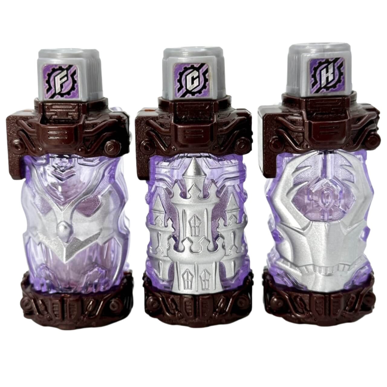 Bandai Full Bottle [LOOSE] Kamen Rider Build: Lost Full Bottle Set of Three (Kuwagata, Castle, Owl)