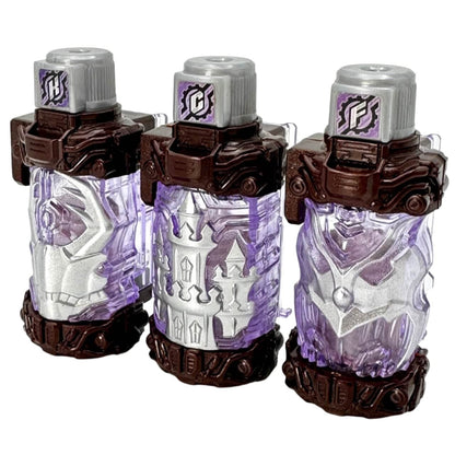 Bandai Full Bottle [LOOSE] Kamen Rider Build: Lost Full Bottle Set of Three (Kuwagata, Castle, Owl)