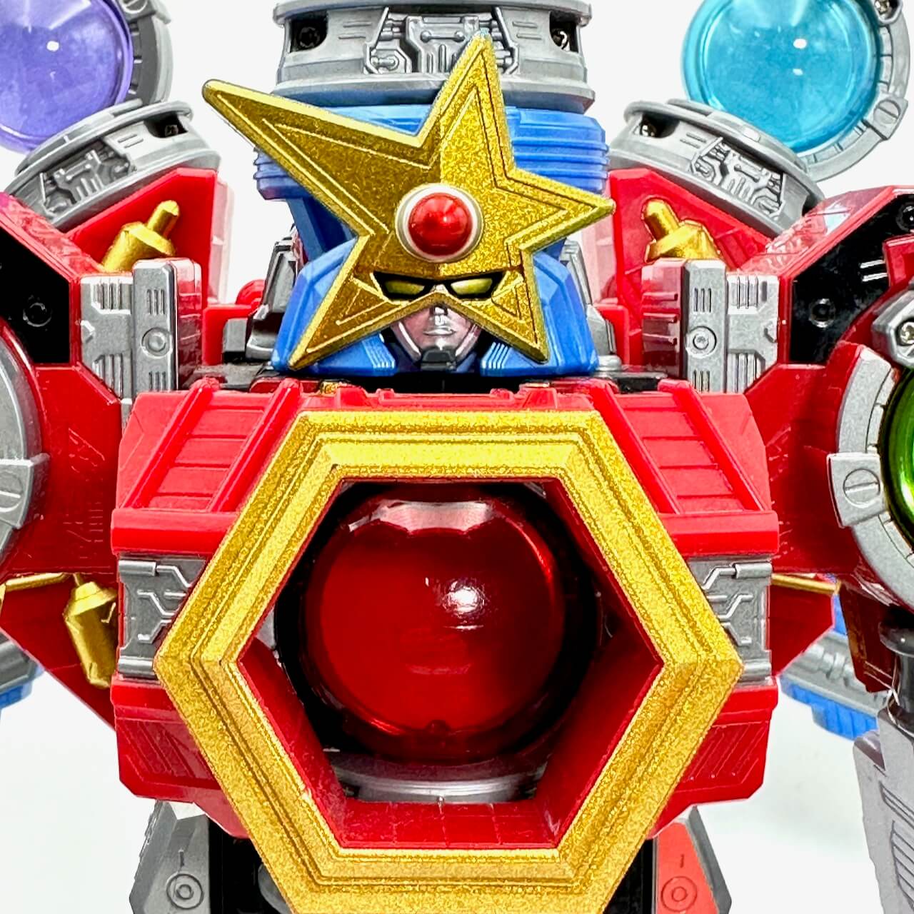 Bandai megazord [LOOSE] Kyuranger: DX Kyutamazin Complete Set ( with 12 Voyager Sets)