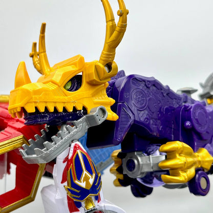 Bandai megazord [LOOSE] Kyuranger: DX Kyutamazin Complete Set ( with 12 Voyager Sets)