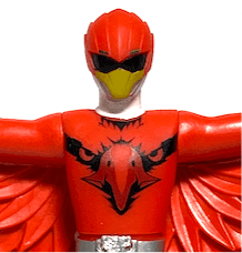 Bandai vinyl figure [LOOSE] Zyuohger - SHS EX. Zyuoh Eagle (Red) Yasei Kaihou Ver.   (Height: Approx. 170mm)