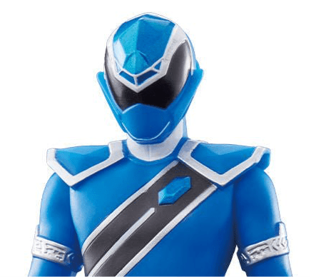 Bandai vinyl figure Mashin Sentai Kiramager: Sentai Hero Series 04 - Kiramai Blue   (Height: Approx. 170mm)