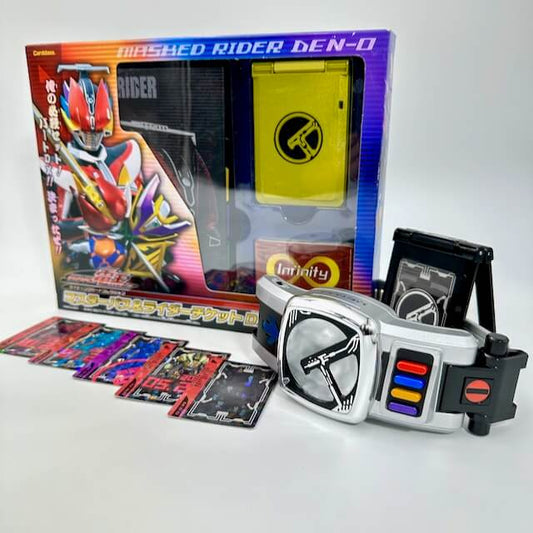 Bandai toy card Holder [SPECIAL] Kamen Rider Den-O: Master Pass & Rider Ticket Set  & DX Den-O Belt Set Combo