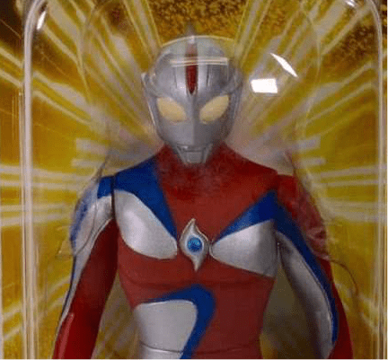 Bandai vinyl figure Ultra Hero Series 29 Ultraman Cosmos Corona Mode   (Height: Approx. 140mm)