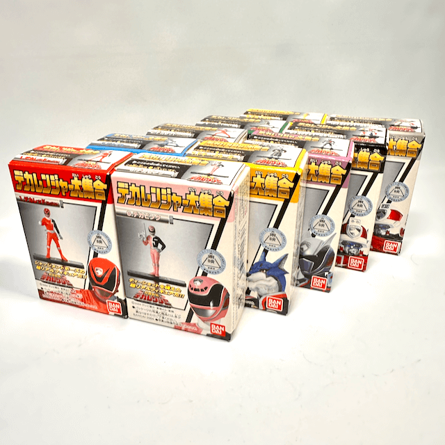 [BOXED] Dekaranger: Candy Toy Dekaranger Daishugo (Great Gathering) 10 Mini Figure Complete Set | CSTOYS INTERNATIONAL