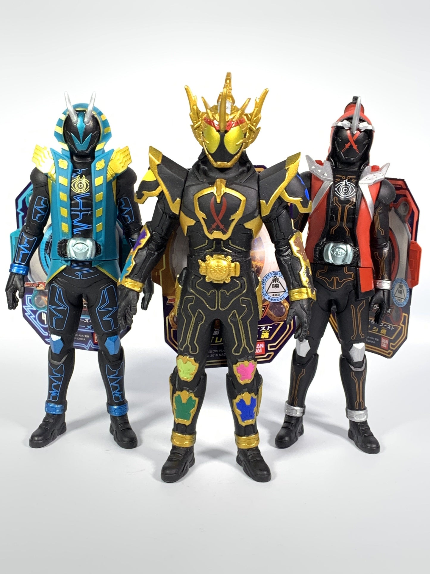 Kamen Rider Ghost: RHS 02+04+07 Vinyl Figure Set (Musashi+Tutankhamen+Grateful Vinyl Figure Set) | CSTOYS INTERNATIONAL