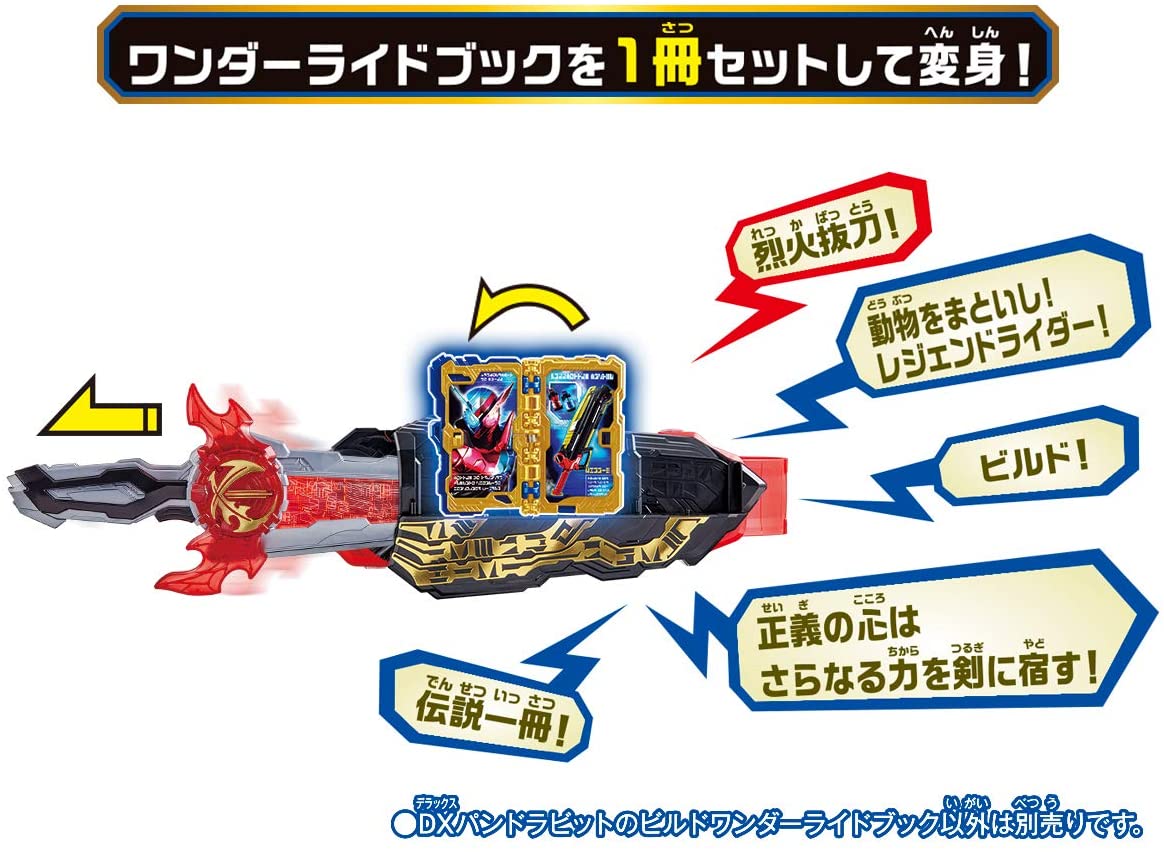 Kamen Rider Saber: DX Pandorabbit No Build Wonder Ride Book | CSTOYS INTERNATIONAL