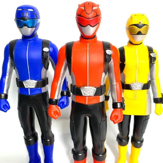 [LOOSE] Tokumei Sentai Go-Busters: SHS 01 Red Buster, 02 Blue Buster, & 03 Yellow Buster | CSTOYS INTERNATIONAL