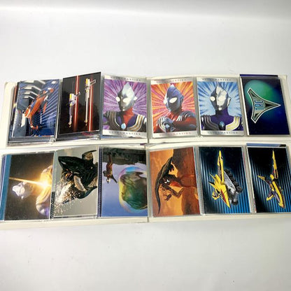 [LOOSE] Ultraman Tiga: Calbee's Ultraman Card Albums & Random 120 Tiga Collection Card Set (1996 Ver.) | CSTOYS INTERNATIONAL